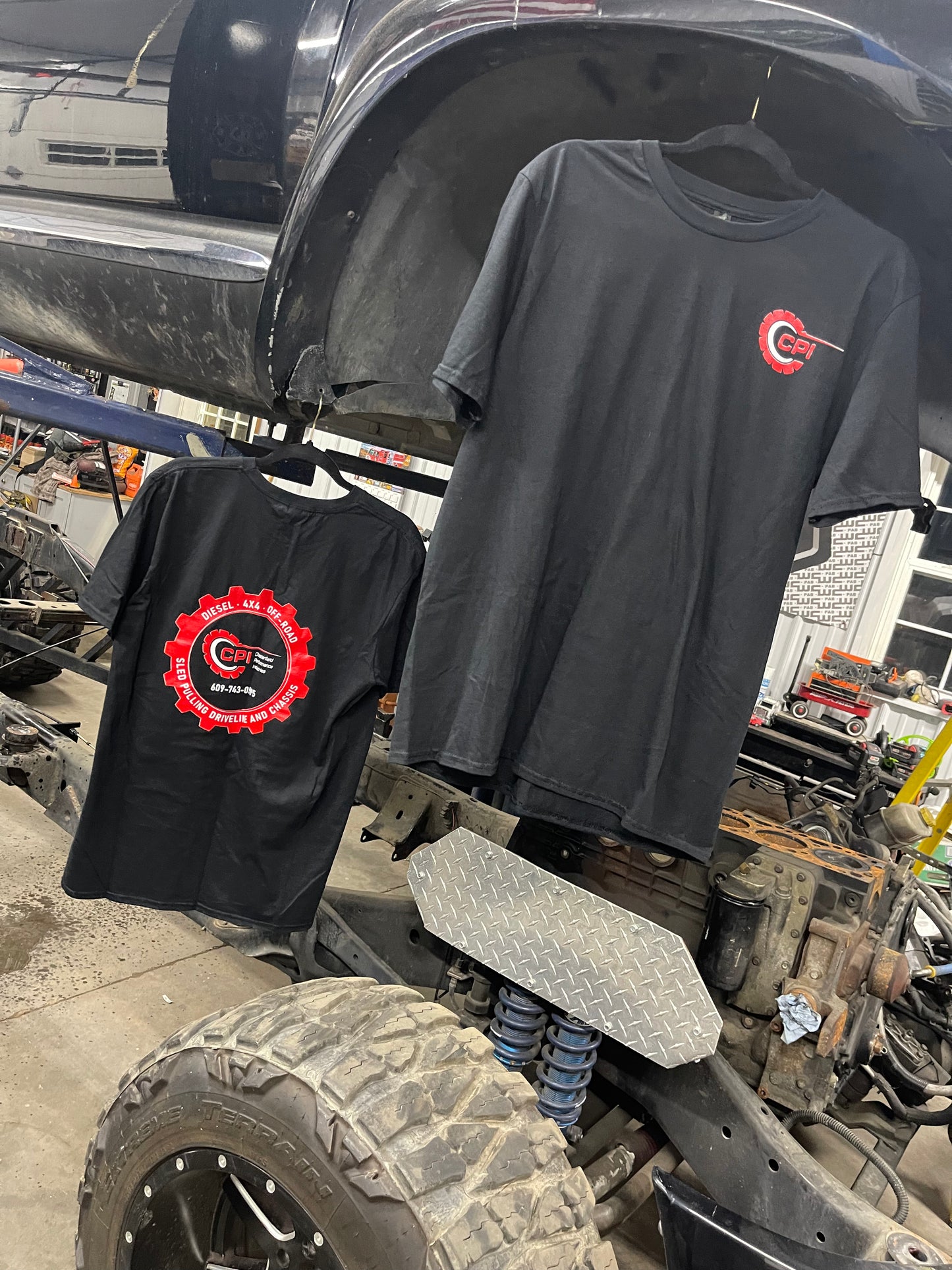 CPI logo Tee - Black
